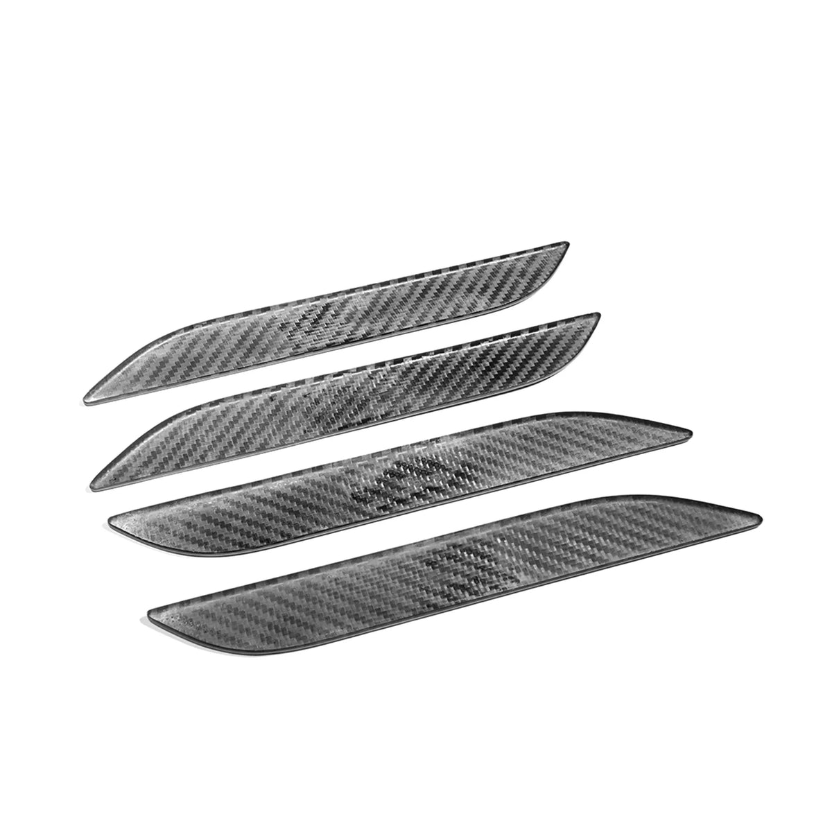 Carbon Fiber Door Handle Covers for Tesla Model S 2016-2024