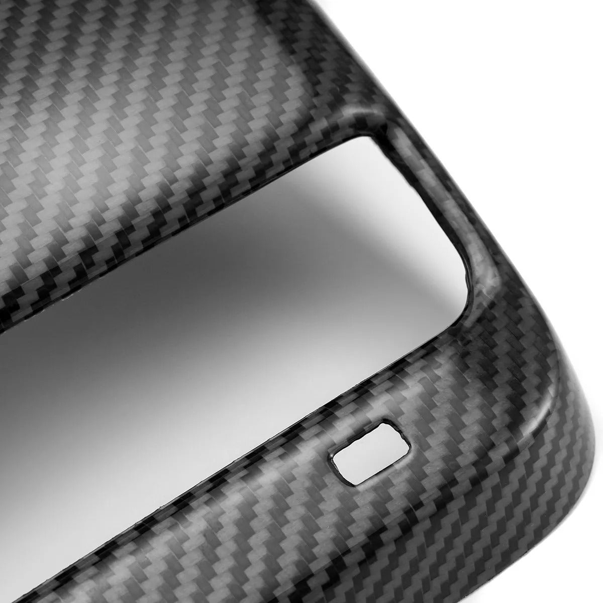 Real carbon fiber rear center console air vent cover for Tesla Model 3 and Model Y 2017-2023