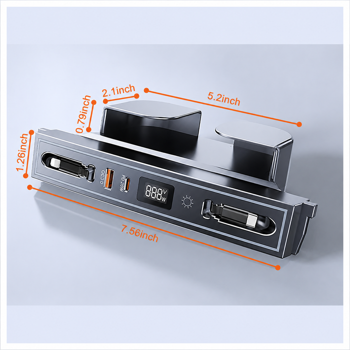 RGB Retractable Charging Docking Station for Tesla Model Y Juniper (2025+)