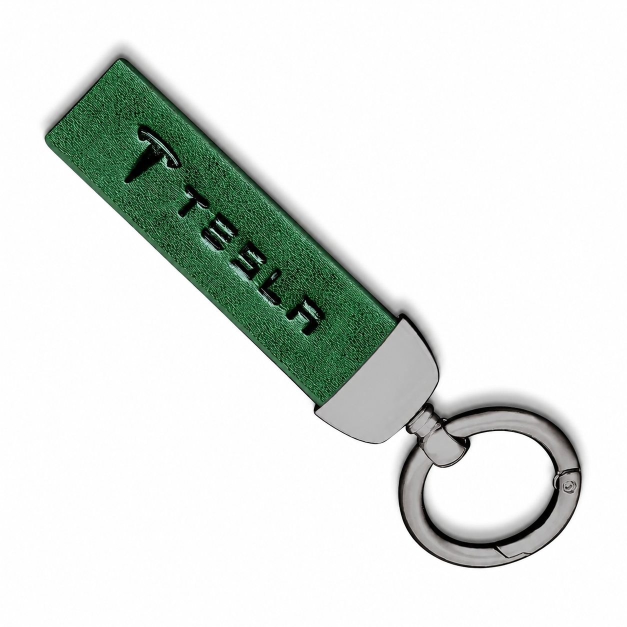 Leather Keychain Accessory For Tesla