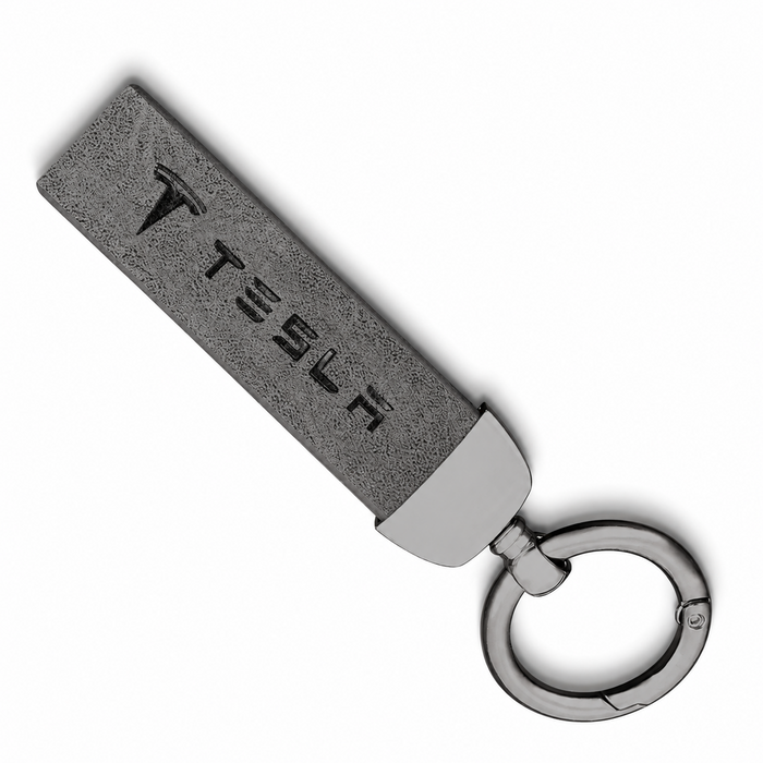 Leather Keychain Accessory For Tesla