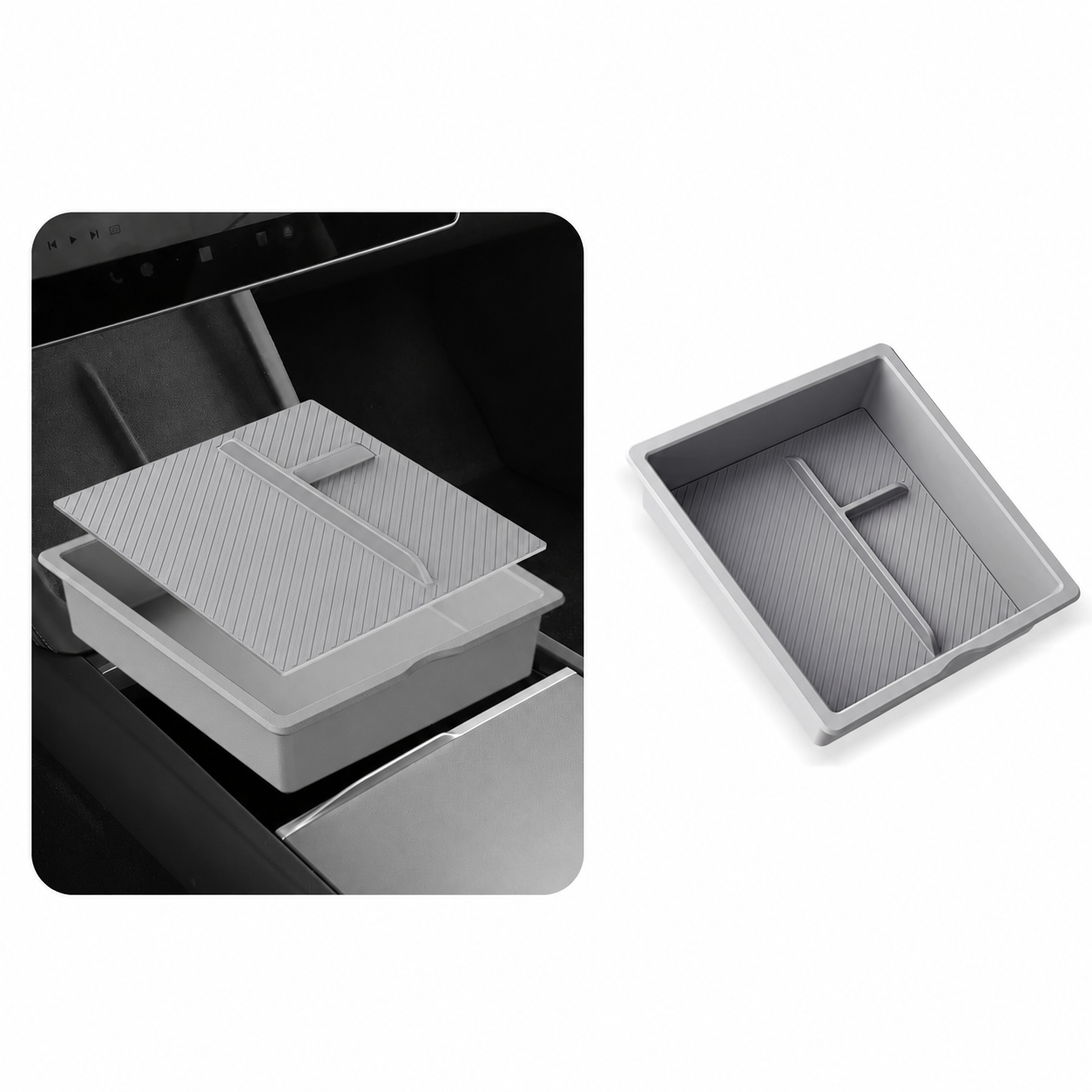 Center Console Storage Tray For Tesla Model 3 Highland (2025+)
