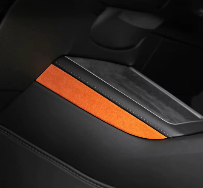 Alcantara Stick On Center Console Side Cover for Tesla Model Y Juniper (2025+)