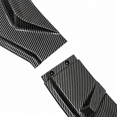 Carbon Look ABS finish and mounting detail