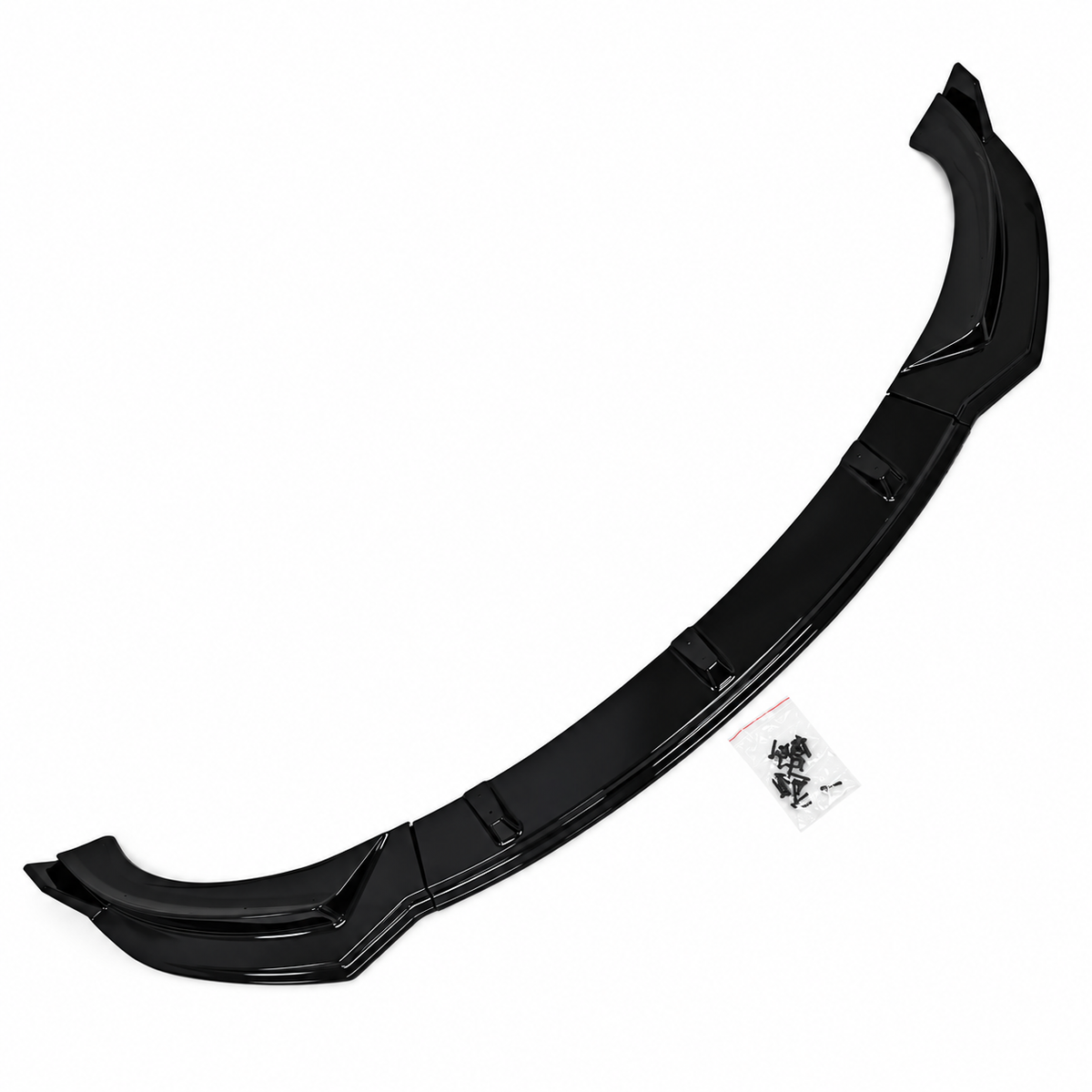 Gloss Black ABS stepped front lip