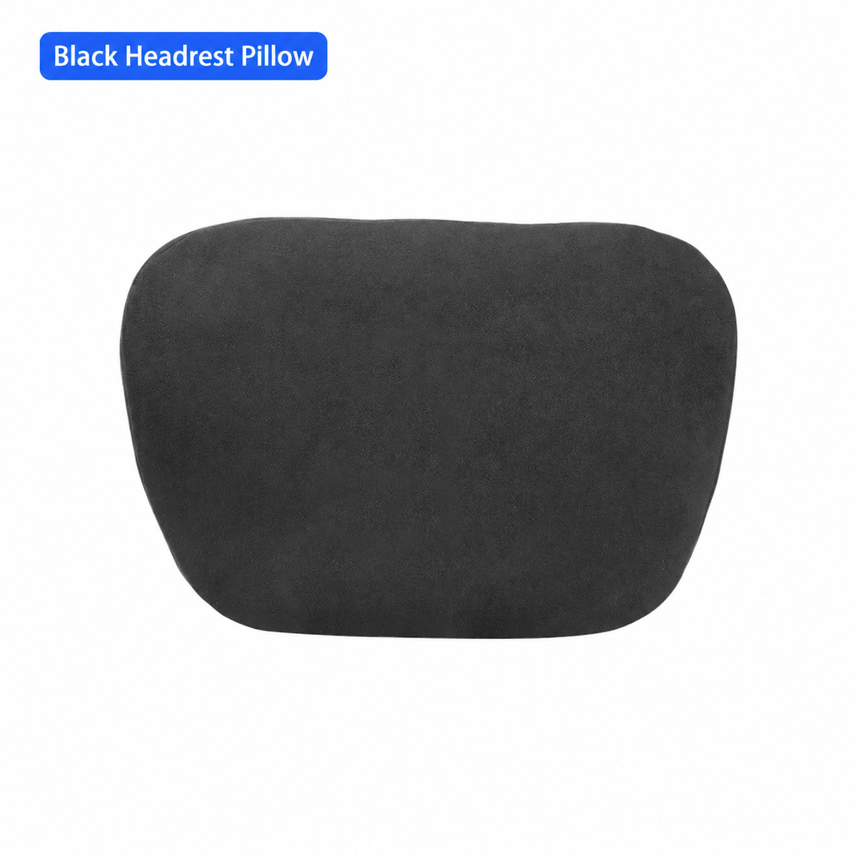 Black headrest pillow