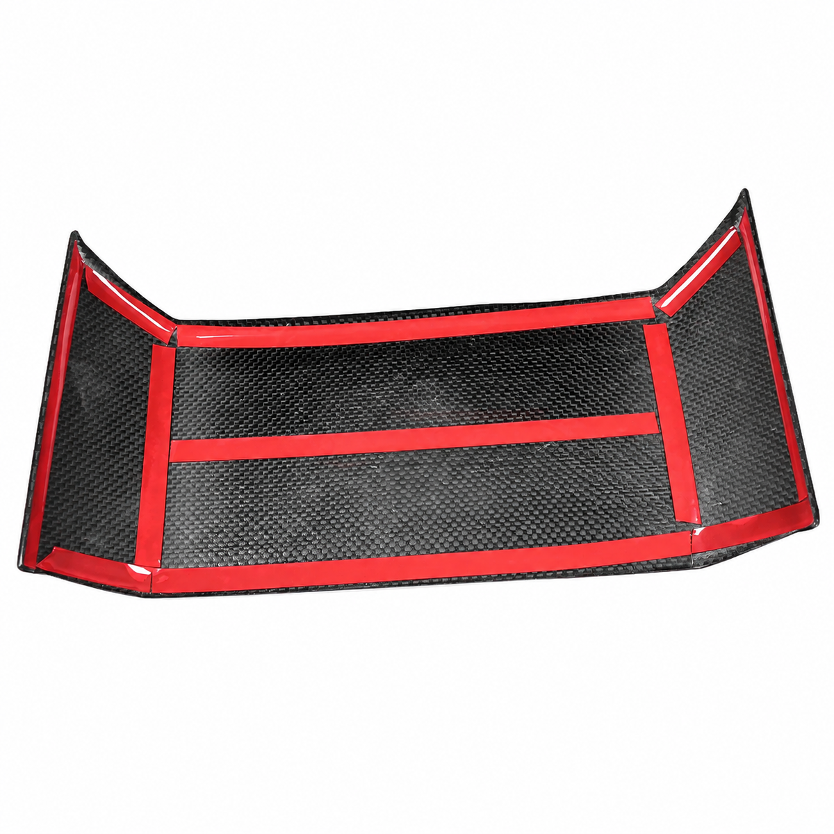 Cybertruck dry carbon fiber rear screen upper trim cover