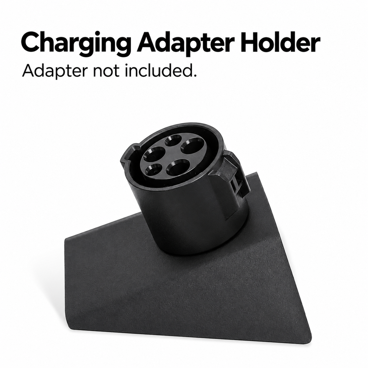 Cybertruck door pocket charging adapter holder; adapter not included