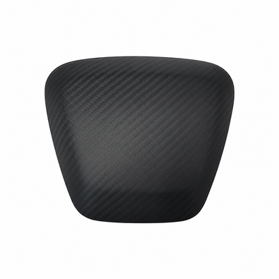 Matte dry carbon fiber steering wheel center cover