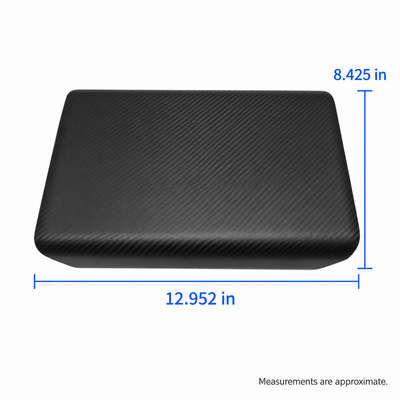 Armrest cover approximate dimensions