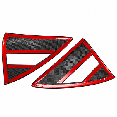 Trim cover undersides with adhesive backing