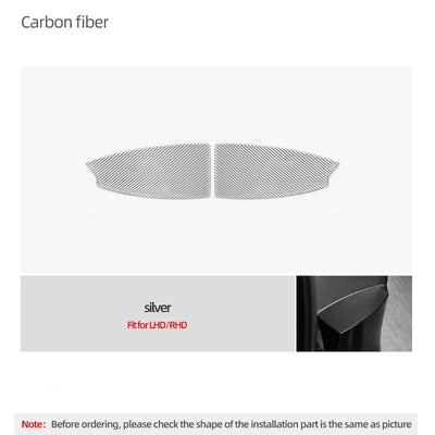 Carbon Fiber Stick On Trunk Side Pocket Panel Covers for Tesla Model 3 Highland (2024+)