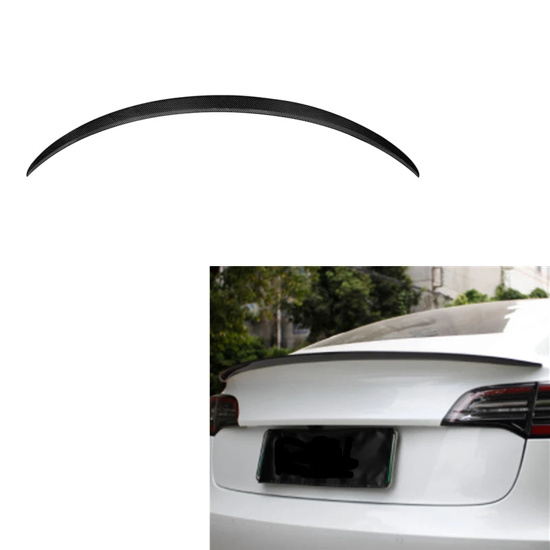 Carbon Fiber  Rear Trunk Spoiler for Tesla Model 3 (2015-2023)