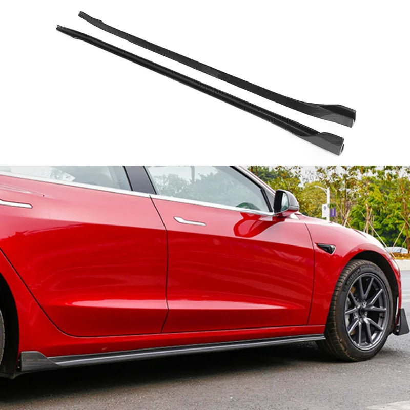 Carbon Fiber Side Skirts for Tesla Model 3 (2015-2023)