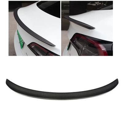 Carbon Fiber OEM Style Rear Trunk Spoiler for Tesla Model S (2014-2016)