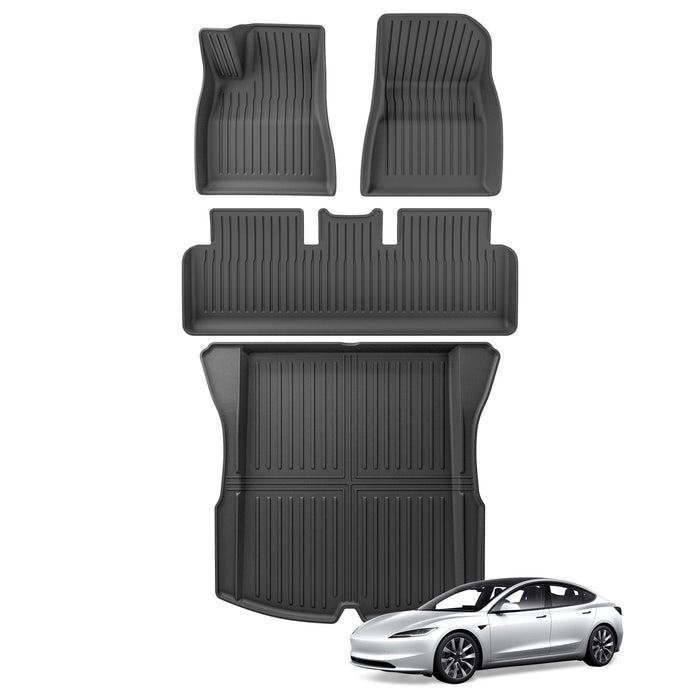 Waterproof Protective Car Floor Mats For Tesla Model 3 Highland (2024)+