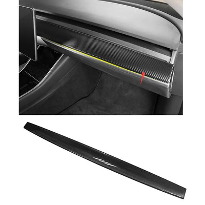 Carbon Fiber Dashboard Trim Cover for Tesla Model 3 (2015-2020)