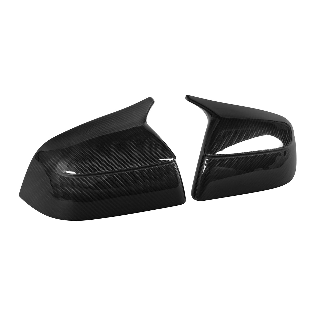 Carbon Fiber M Style Side Mirror Covers for Tesla Model Y Juniper (2025+)