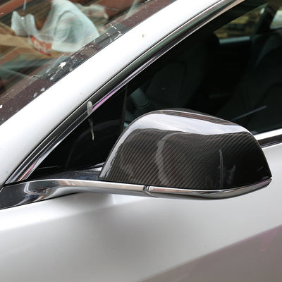 Carbon Fiber OEM Style Side Mirror Covers for Tesla Model 3 (2015-2023)