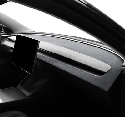 Alcantara Stick On Dashboard Panel Sunshade Mat for Tesla Model Y Juniper (2025+)