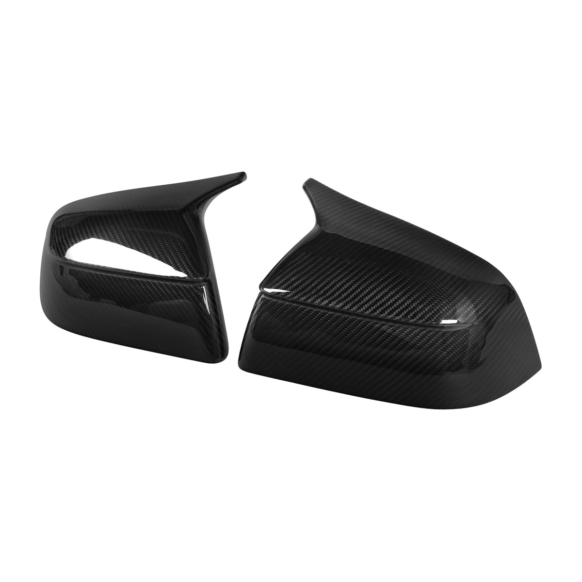 Carbon Fiber M Style Side Mirror Covers for Tesla Model Y Juniper (2025+)