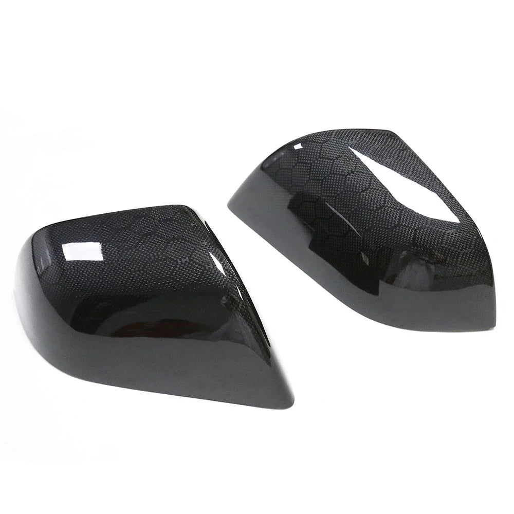 Tesla Model 3 Highland Honeycomb Carbon Fiber Mirror Caps (2024+)