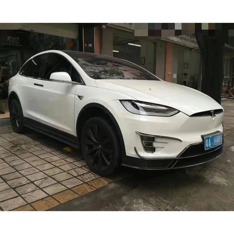 Carbon Fiber Front Lip Spoiler for Tesla Model X (2016-2020)