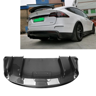 Carbon Fiber Rear Diffuser for Tesla Model X (2016-2020)