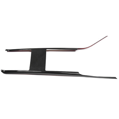 Tesla Model X dry carbon fiber center console surround trim cover