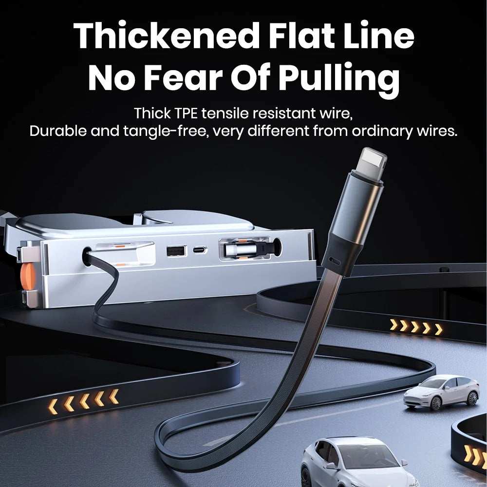 Retractable USB Charging Docking Station for Tesla Model Y Juniper (2025+)