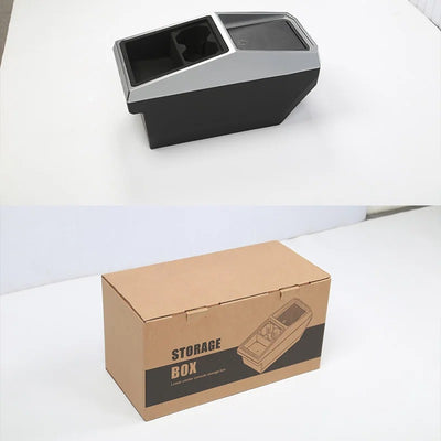 Tesla Cybertruck lower center console storage box