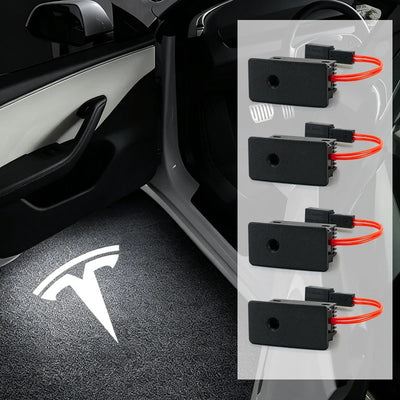 LED Door Puddle Light Projectors for Tesla Model Y Juniper (2025+)
