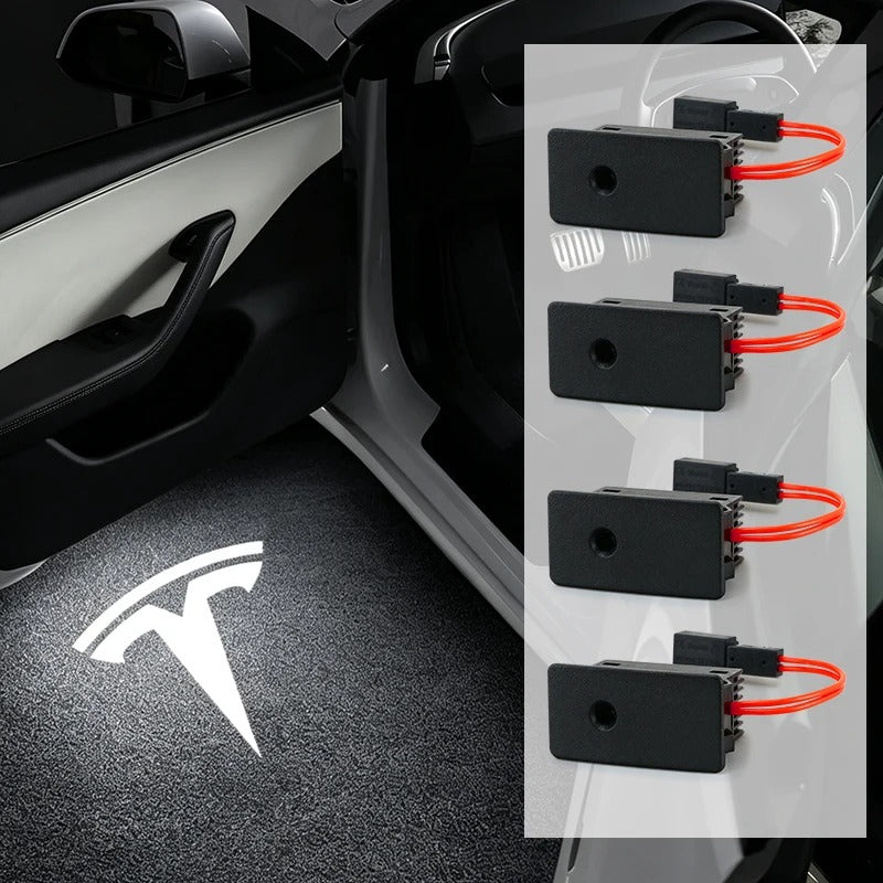 LED Door Puddle Light Projectors for Tesla Model Y Juniper (2025+)