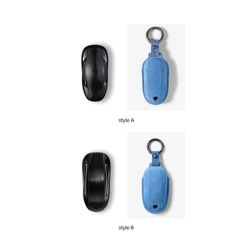 Alcantara Key Holder Accessory For Tesla Keys