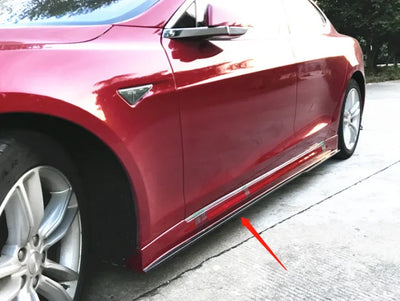 Carbon Fiber Aero Style Side Skirts for Tesla Model S (2014-2016)