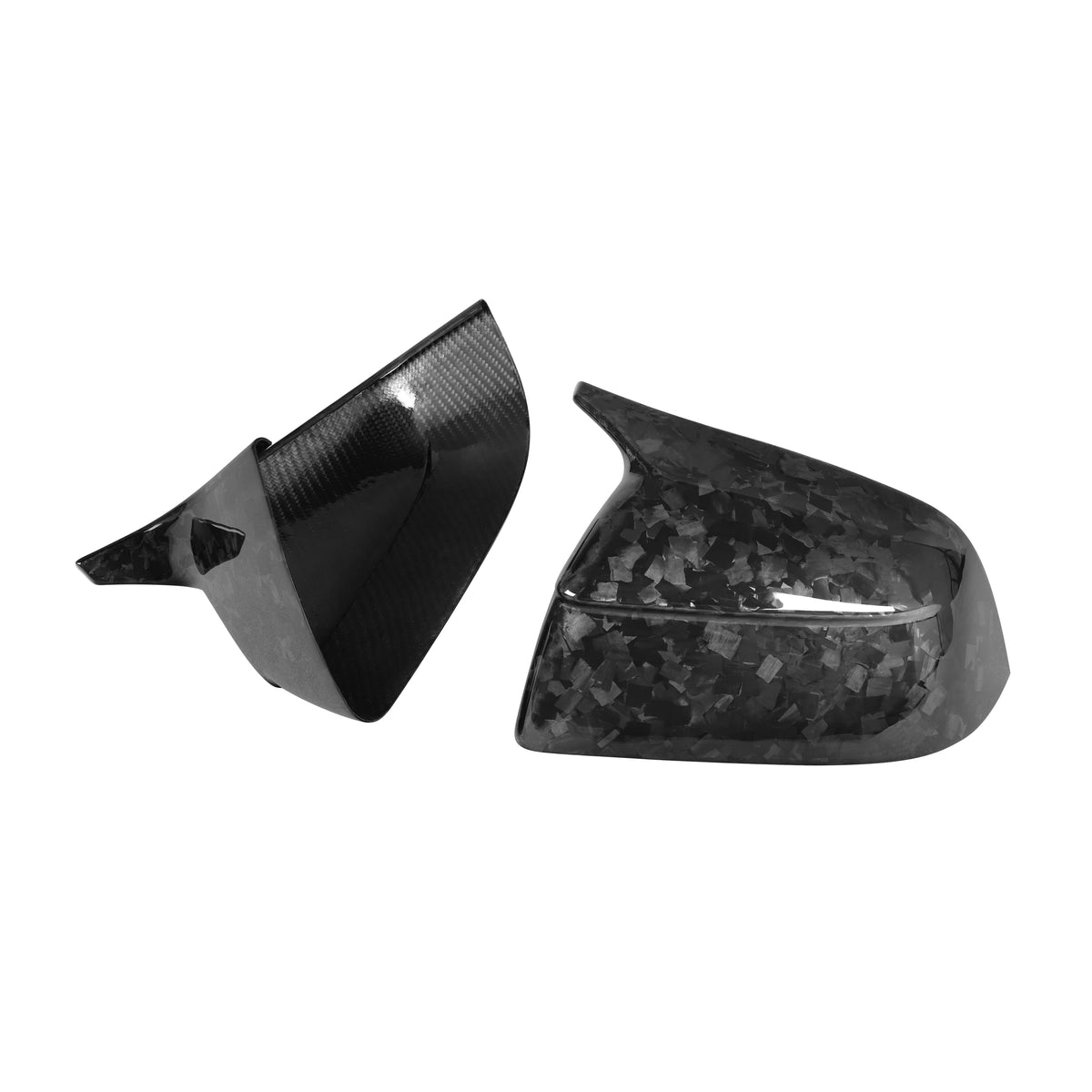 Forged Carbon Fiber M Style Side Mirror Covers for Tesla Model Y Juniper (2025+)