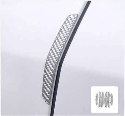 Carbon Fiber Stick On Door Anti-Collision Protection Covers for Tesla Model Y Juniper (2025+)