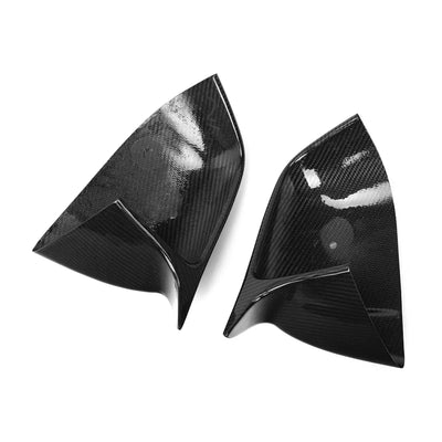 Carbon Fiber M Style Side Mirror Covers for Tesla Model Y (2020-2024)