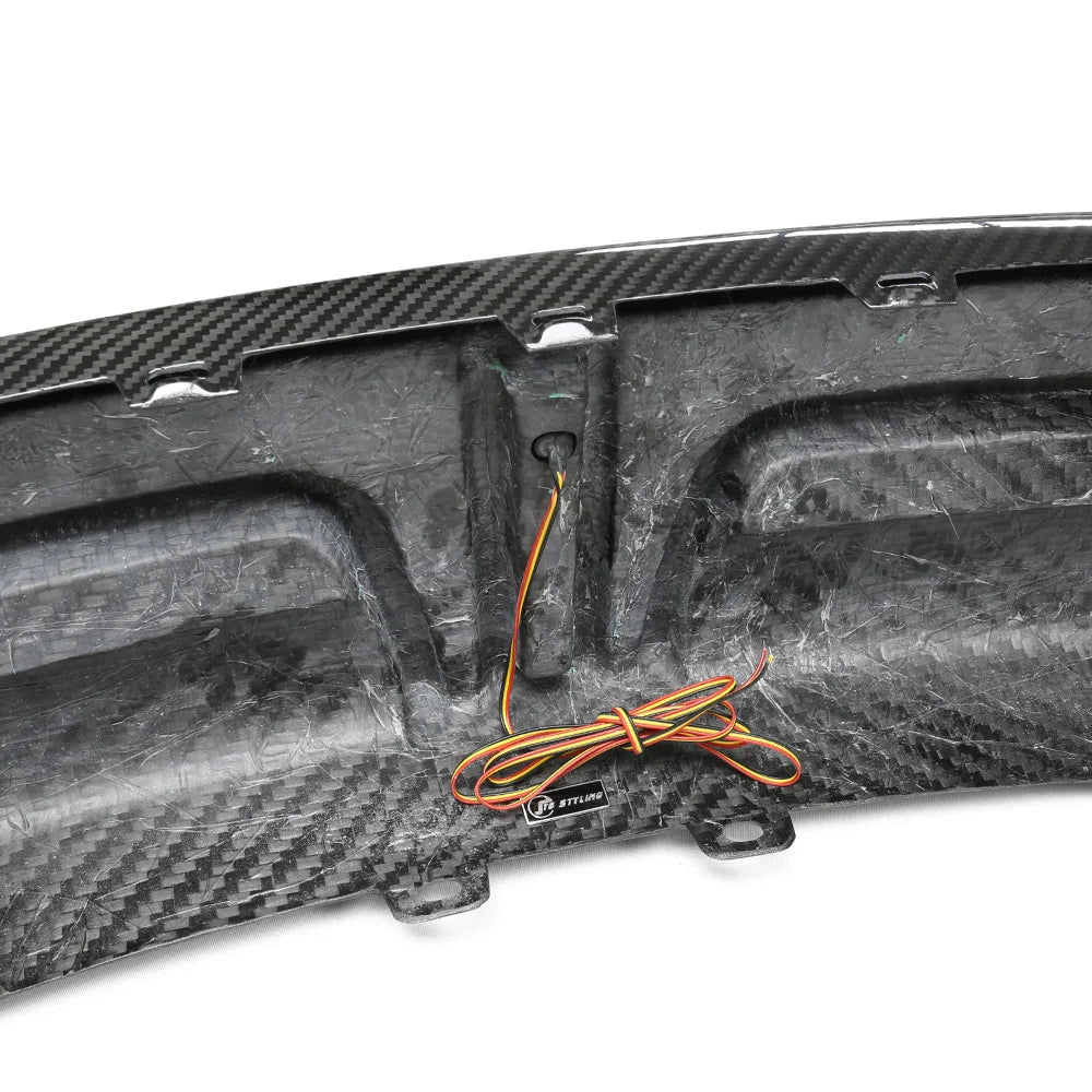 Tesla Model 3 Highland Rear Dry Carbon Fiber Diffuser /W LED (2024+)