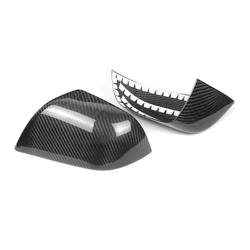 Tesla Model 3 Highland Carbon Fiber Mirror Caps (2024+)