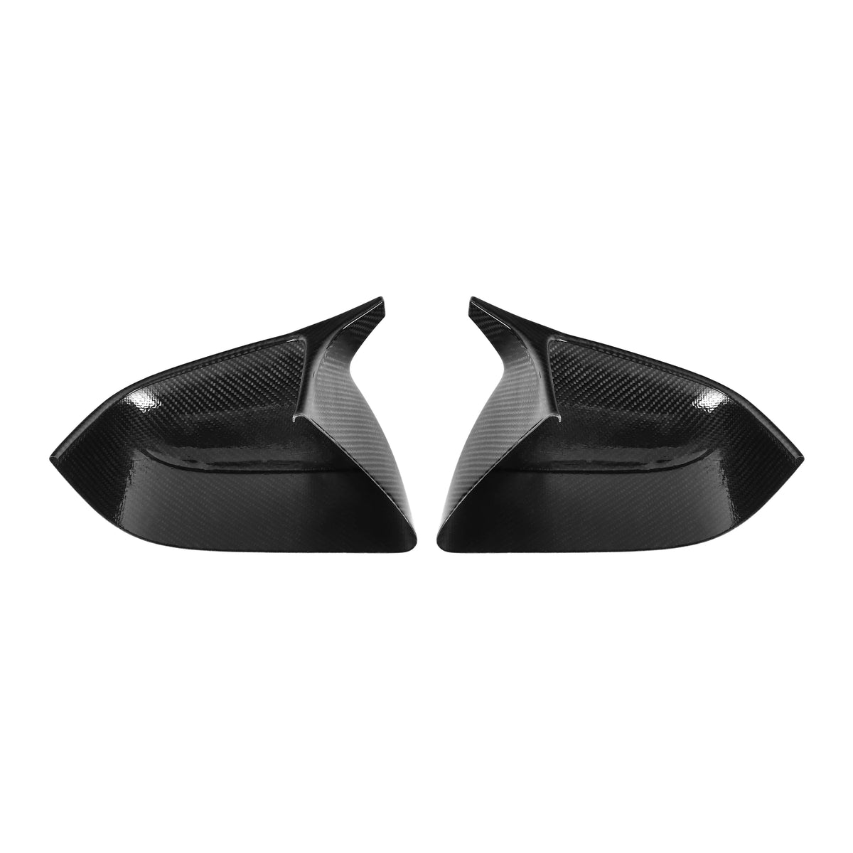 Carbon Fiber M Style Side Mirror Covers for Tesla Model Y Juniper (2025+)