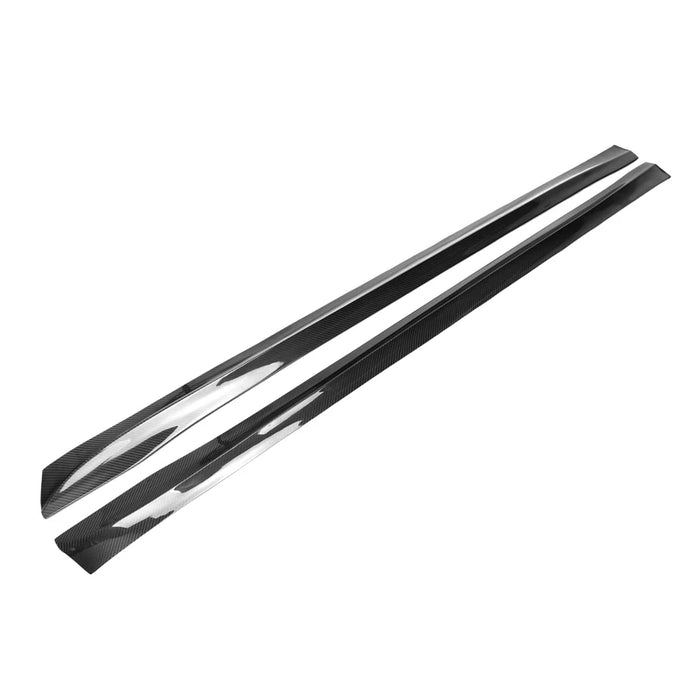 Carbon Fiber Side Skirt Extensions for Tesla Model Y (2020-2025)