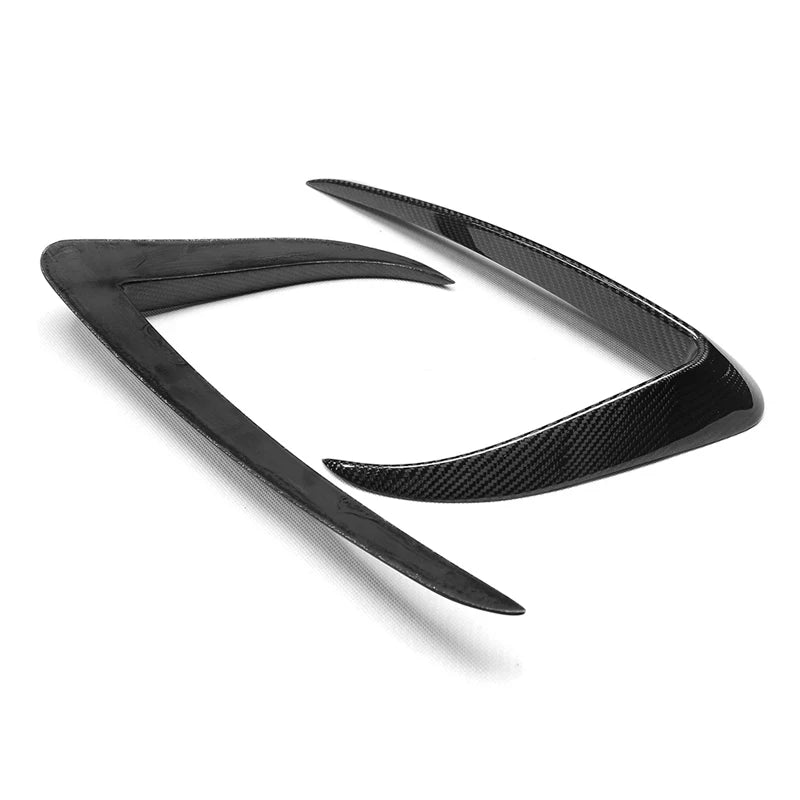 Carbon Fiber Front Bumper Splitter Trim Covers for Tesla Model 3 (2015-2023)