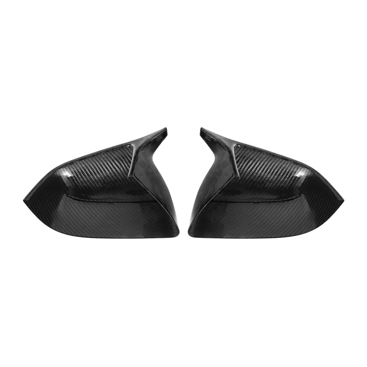 Forged Carbon Fiber M Style Side Mirror Covers for Tesla Model Y Juniper (2025+)