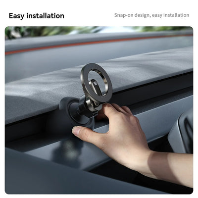 Magnetic Adjustable Phone Mount with Dashboard Silicone Base for Tesla Model 3 Highland (2024+)