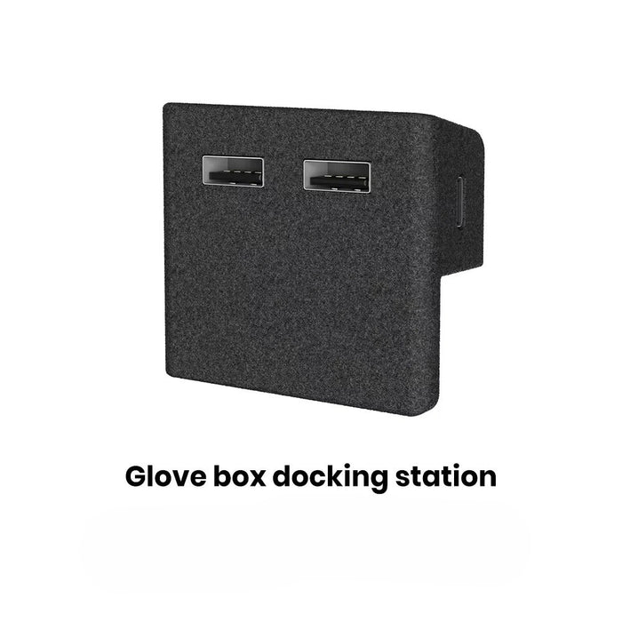 Glove Box 4-Port USB Docking Station for Tesla Model 3 Highland (2024+)
