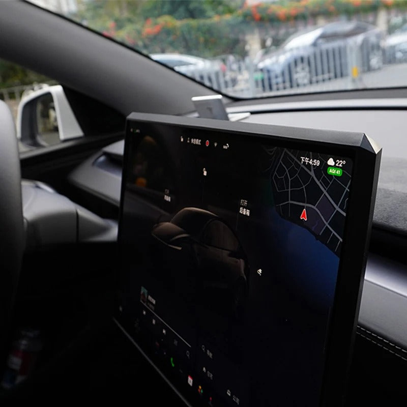 Silicone Protective Center Screen Frame Cover for Tesla Model Y Juniper (2025+)