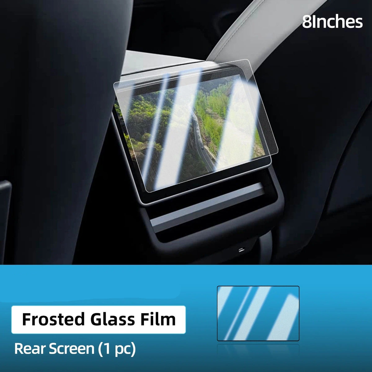 HD Tempered Glass & Frosted Film Screen Protectors for Tesla Model Y Juniper (2025+)