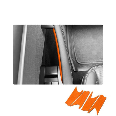 Alcantara Stick On Door Handle Cover for Tesla Model 3 Highland (2024+)