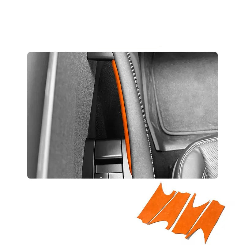 Alcantara Stick On Door Handle Cover for Tesla Model 3 Highland (2024+)